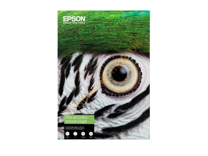 C13S450276NQ - Epson Fine Art Cotton Smooth Bright II, A2 25 Sheets