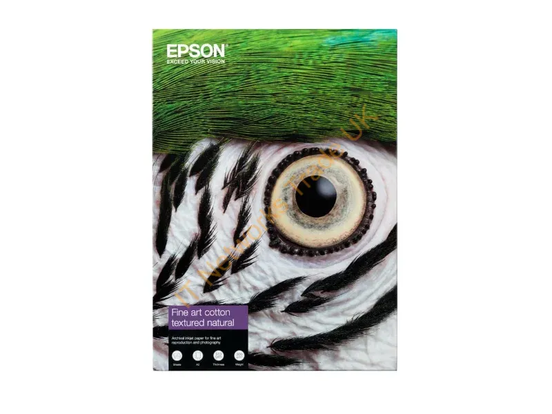 C13S450283NQ - Epson Fine Art Cotton Textured Natural II, A2 25 Sheets
