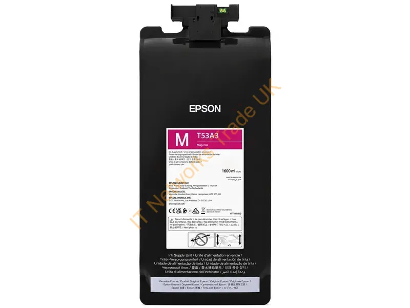 C13T53A30N - Epson C13T53A30N Ink cartridge magenta 1600ml for Epson SC-T 770