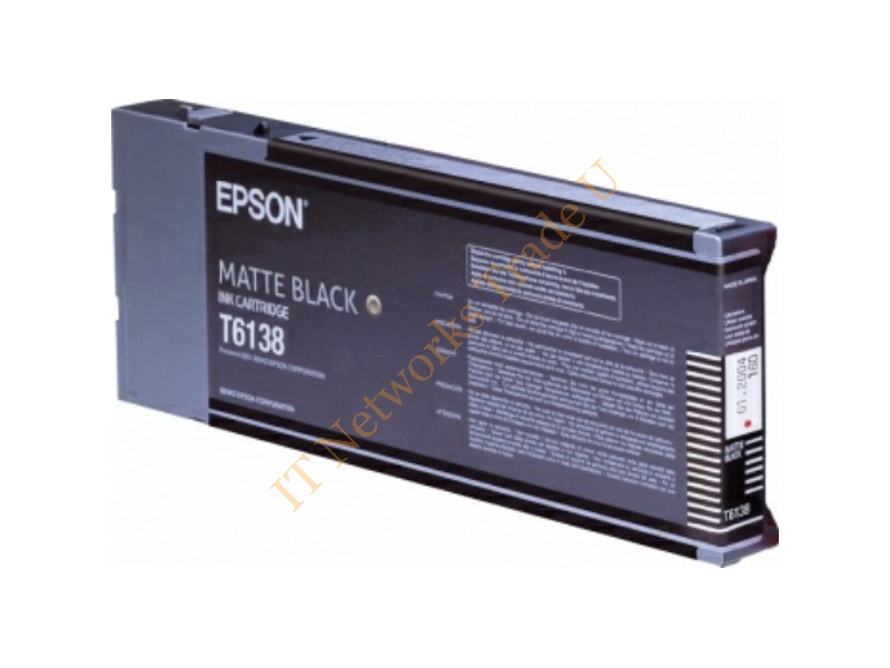 Epson C13T613800 (T6138) Ink cartridge black matt, 110ml Printer