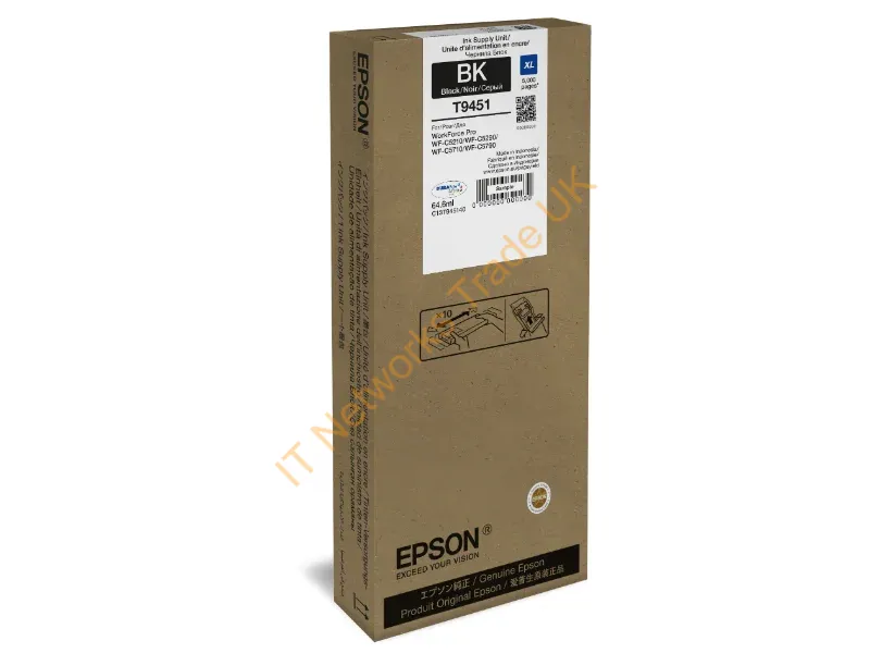 Epson C13T945140 (T9451) Ink cartridge black, 5K pages, 65ml Printer