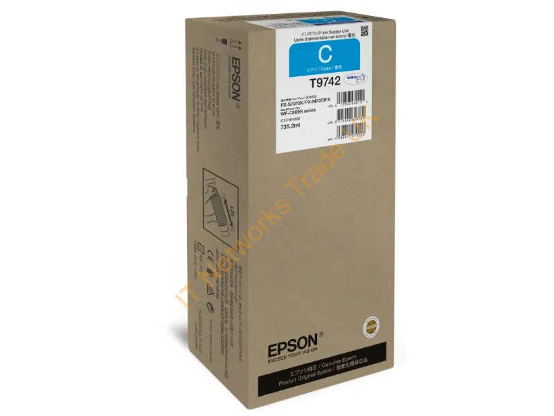 C13T974200 - Epson C13T974200 (T9742) Ink cartridge cyan, 84K pages, 735ml Printer