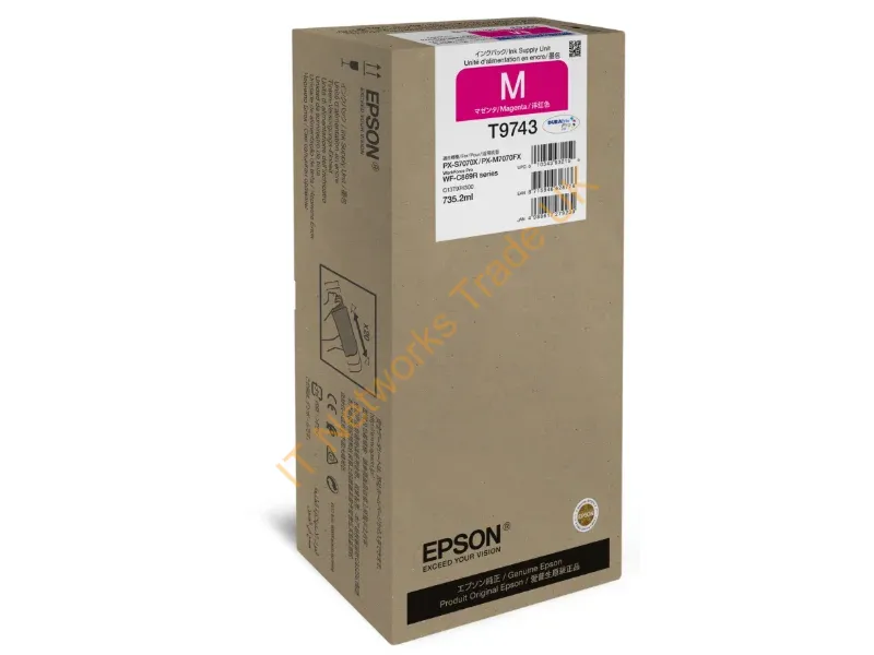C13T974300 - Epson C13T974300 (T9743) Ink cartridge magenta, 84K pages, 735ml Printer