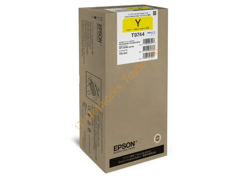 C13T974400 - Epson C13T974400 (T9744) Ink cartridge yellow, 84K pages, 735ml Printer