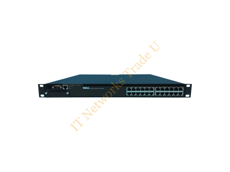 C24XJ Dell PowerConnect B-FCX624 24-Port 128GB/s Ethernet 1U Rack-Mountable Network Switch
