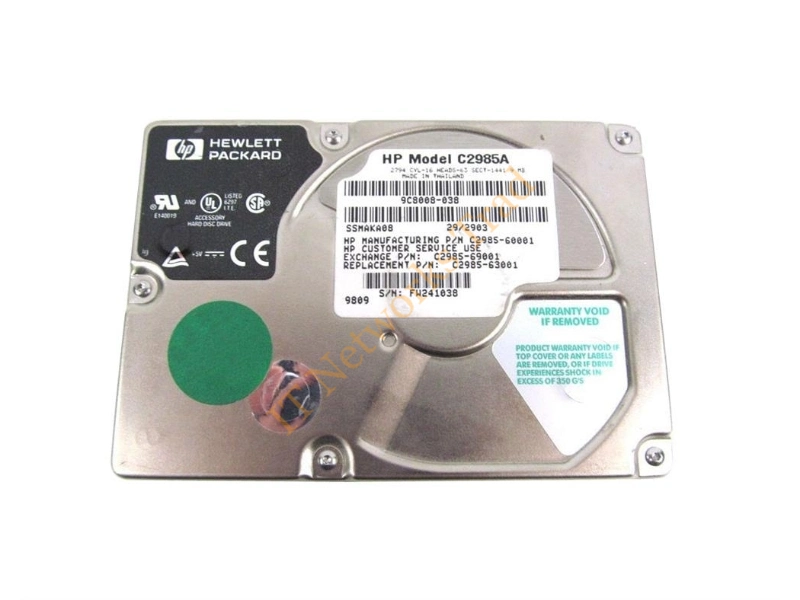 C2985A HP 3.2GB 4200RPM IDE Ultra ATA-33 2.5-inch High-Performance EIO Hard Drive for LaserJet Printers Internal HDD