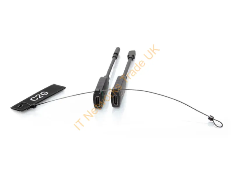 C2G30044 - C2G Universal 4K HDMI? Dongle Adapter Ring with Color Coded Mini DisplayPort? and USB-C?