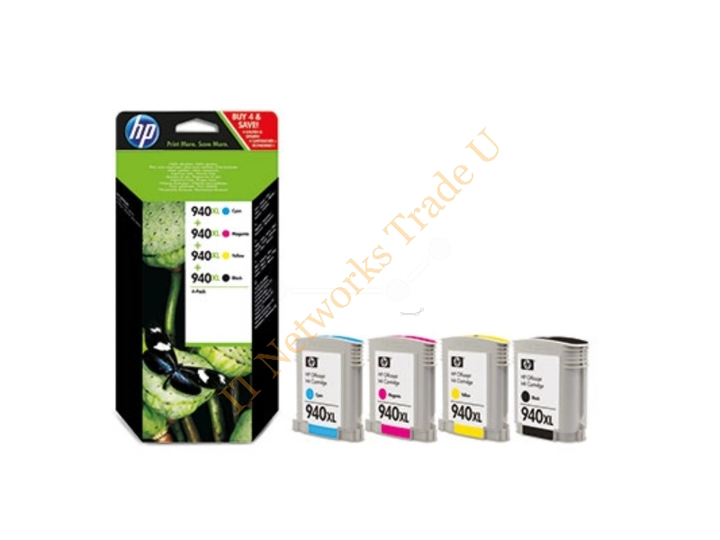 HP C2N93AE#301 (940XL) Ink cartridge multi pack, 2.2K pages, Pack qty 4 Printer