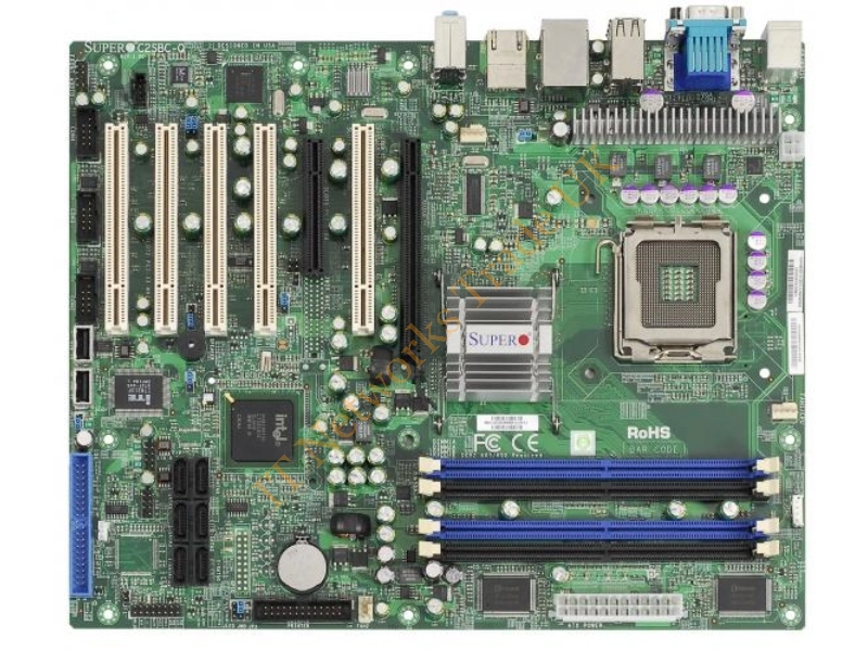 C2SBM-Q-O Supermicro Core 2 Quad/ Intel Q35/ DDR2/ SATA2/ A/V/GbE/ MATX Server Motherboard