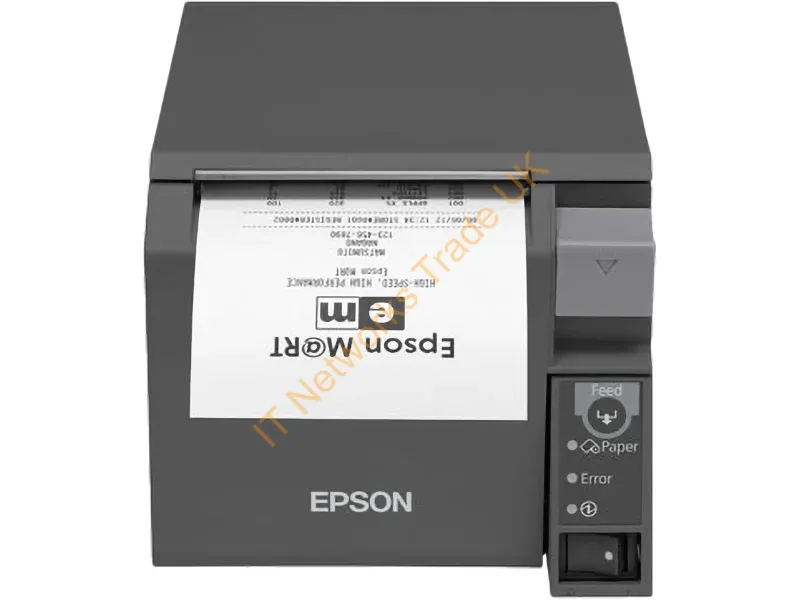C31CD38025A0 - Epson TM-T70II (025A0): Serial + Built-in USB, PS, Black, EU