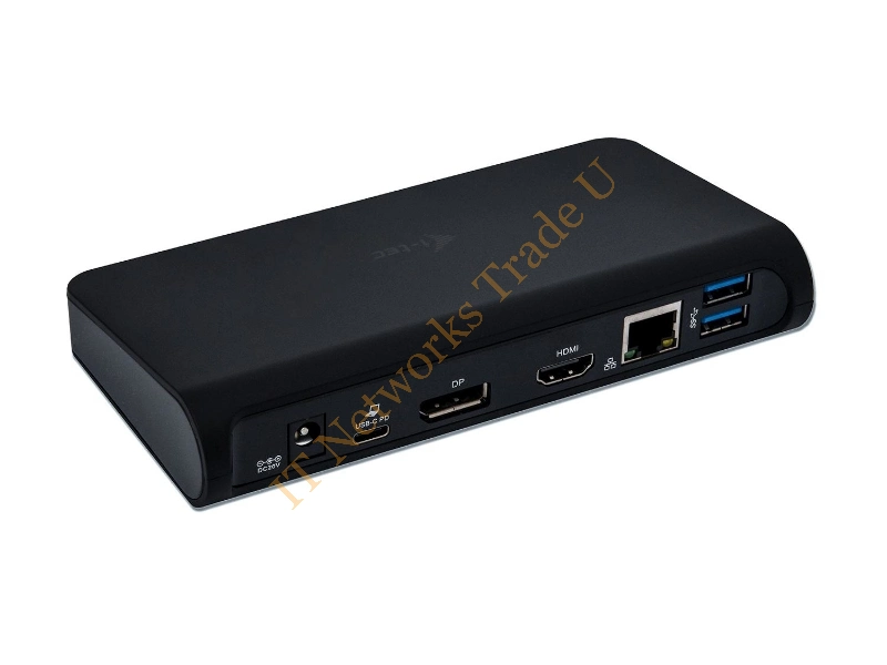 i-tec Dual Display MST Docking Station with 3-pin UK power adapter Accessory
