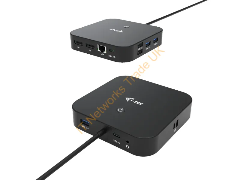 C31DUALDPDOCKPD - i-tec USB-C Dual Display Docking Station with Power Delivery 100 W