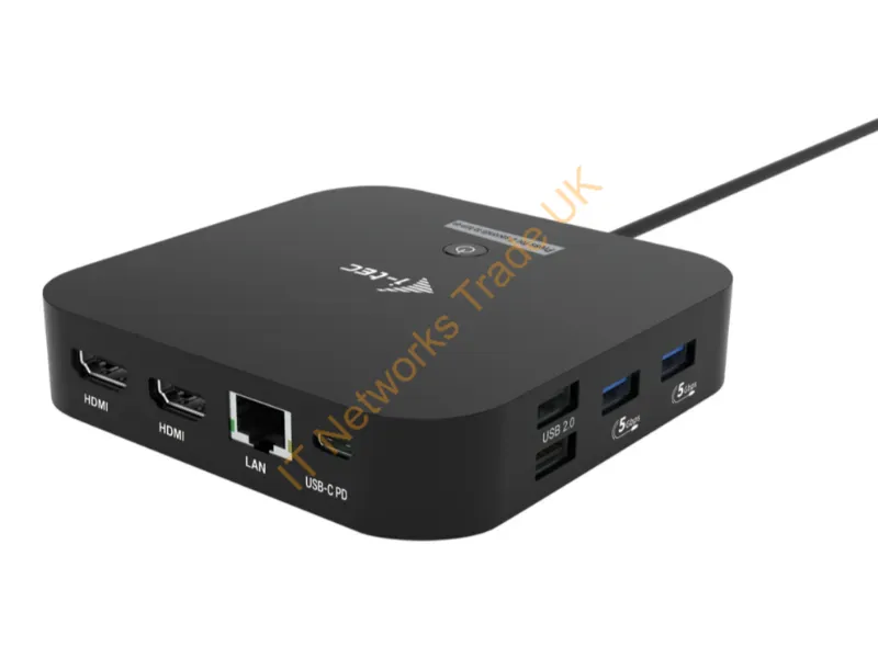C31DUALHDMIDOCKPD - i-tec USB-C Dual HDMI Docking Station with Power Delivery 100 W