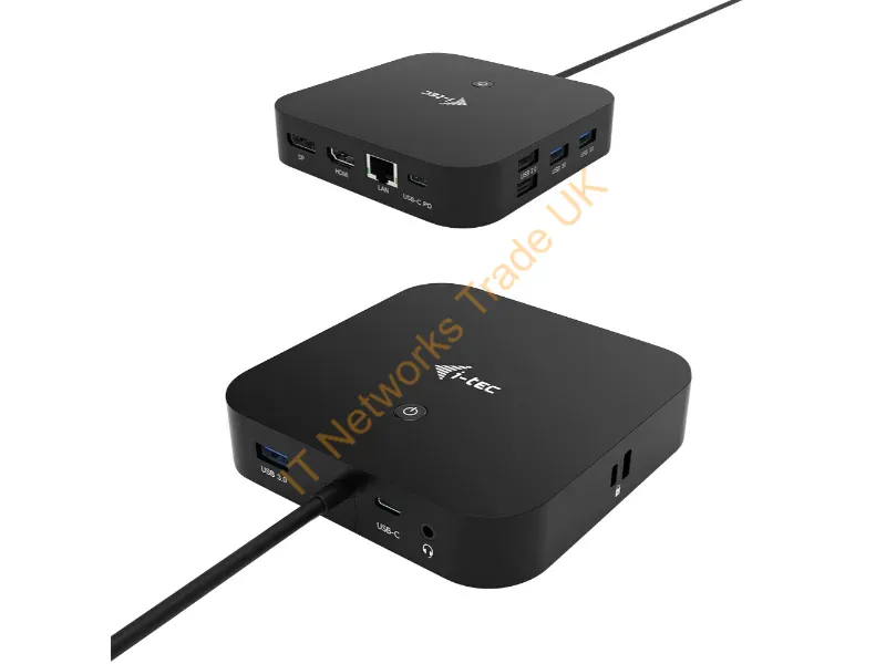 C31HDMIDPDOCKPD - i-tec USB-C HDMI DP Docking Station with Power Delivery 100 W