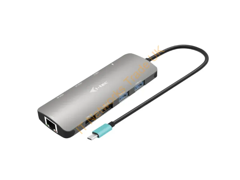 C31NANOHDM2DOCPD - i-tec USB-C Metal Nano 2x Display Docking Station + Power Delivery 100 W