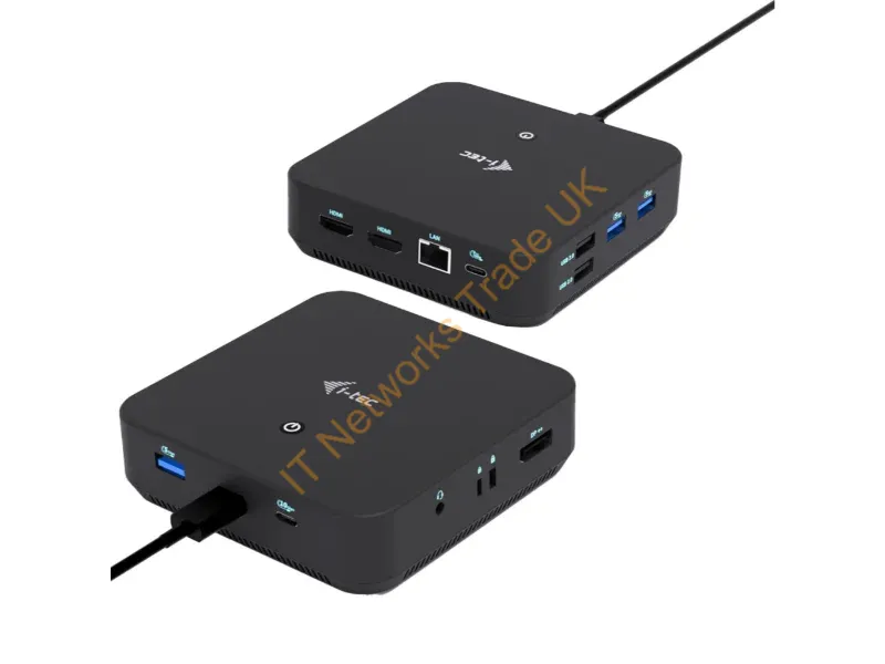 C31TRIPLEVIDEODPPRO - i-tec USB-C DP Dual HDMI Docking Station with Power Delivery 100 W