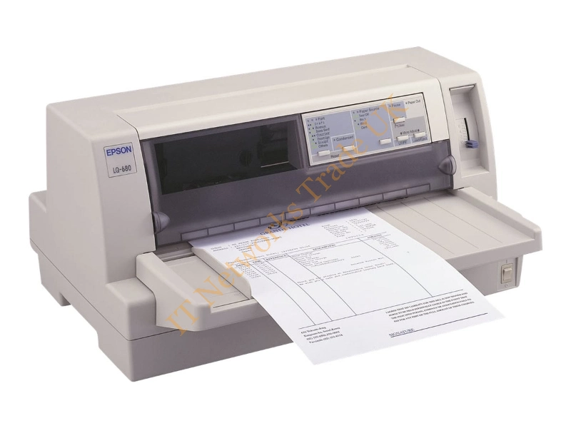 C376101 Epson LQ-680 Pro Dot Matrix Printer 413 cps Mono 360 x 360 dpi Parallel