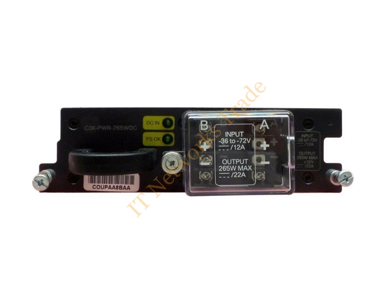 C3K-PWR-265WAC Cisco 265-Watts AC Power Supply for Catalyst 3750-E / 3560-E