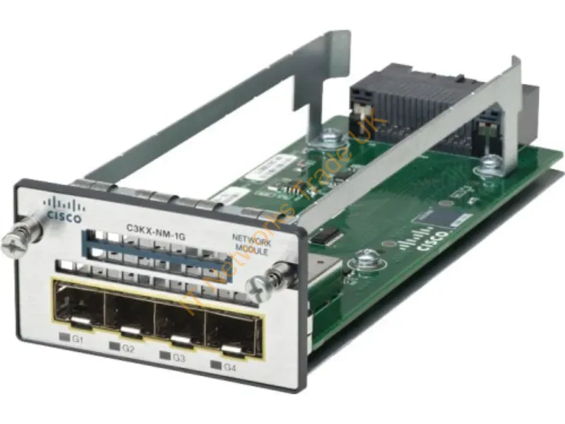 Cisco Expansion module GigE 4 ports for Catalyst 3560X-24, 3560X-48, 3750X-12, 3750X-24, 3750X-48 Switch Module