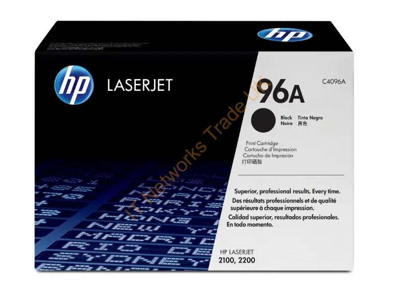 C4096A HP 96A Toner Cartridge (Black)  LaserJet 2100 and 2200 Series Printer