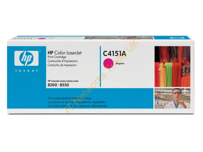 C4151A HP Toner Cartridge (Magenta)  HP Color LaserJet 8500/8550 Series Printer