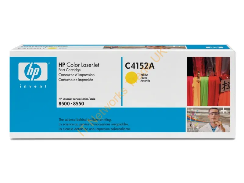 C4152A HP Toner Cartridge (Yellow)  HP Color LaserJet 8500/8550 Series Printer