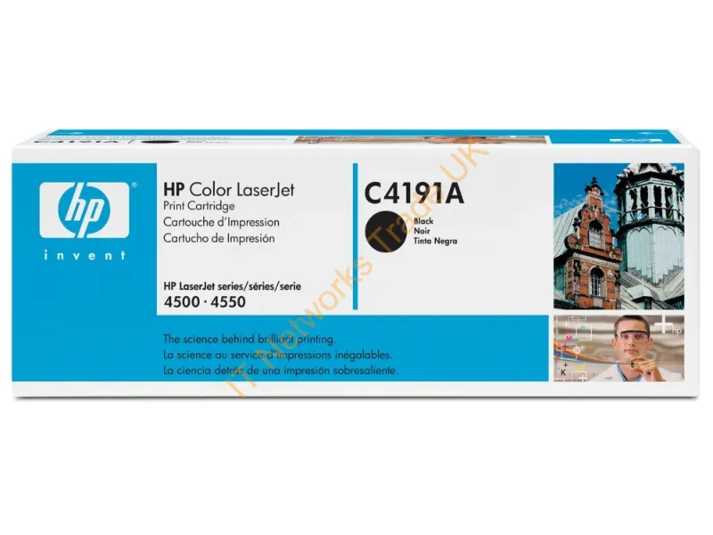 C4191A HP Black Original Toner Cartridge  Color LaserJet 4500 Series Printer