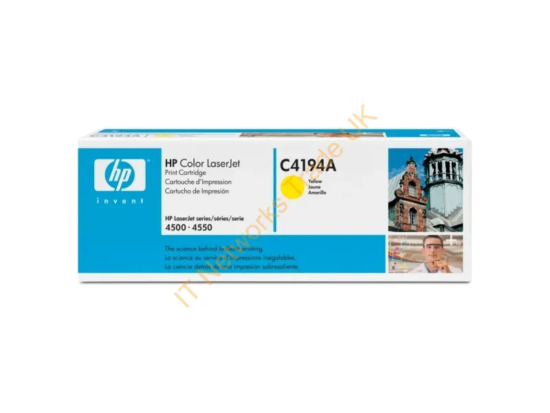 C4194A HP Yellow Toner Cartridge  Color LaserJet 4500 / 4550 Printer