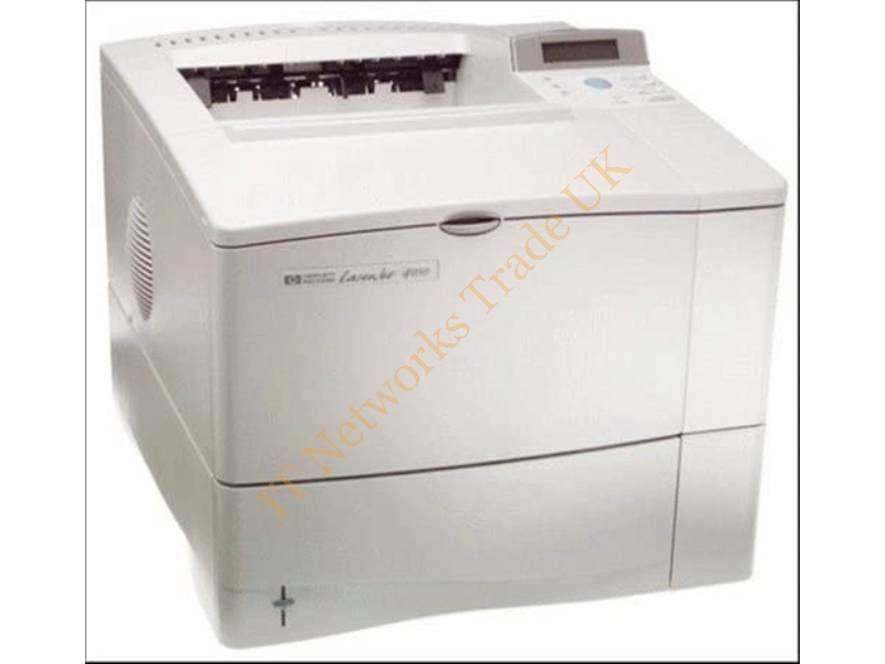 C4254A HP LaserJet 4050tn B/W Laser Printer 17-ppm 600 Sheets 1200 dpi x 1200 dpi Ethernet 10/100Base-TX