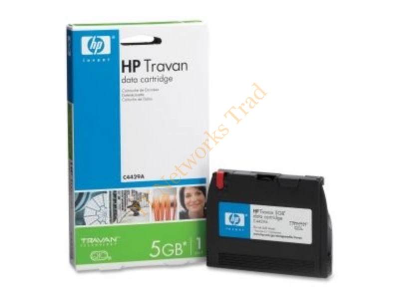 C4429A HP C4429A Travan Data Cartridge Travan 2.5GB Native / 5GB Compressed Tape Media Storage