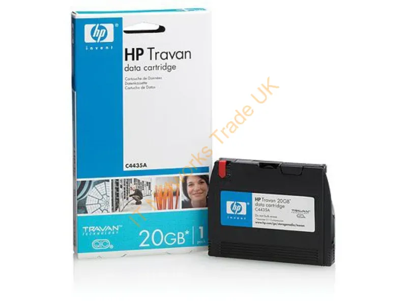 C4435A HP Travan TR-5 Data Cartridge TR5 10 GB Native / 20 GB Compressed 739.99 ft Tape Length Tape Media Storage