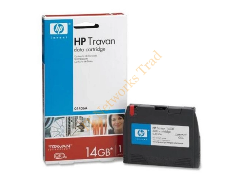 C4436A HP 1pk Colorado 7/14GB Travan Tape Cartridge for HP Travan Tape Media Storage