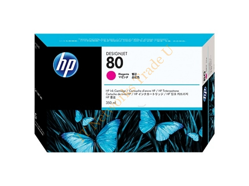 HP C4847A (80) Ink cartridge magenta, 4.4K pages, 350ml Printer