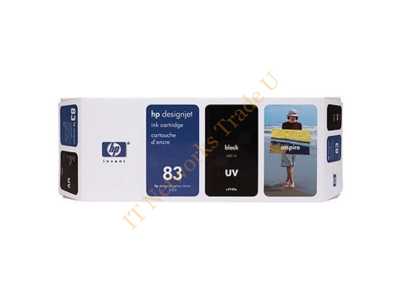 C4940A - HP C4940A (83) Ink cartridge black, 680ml Printer