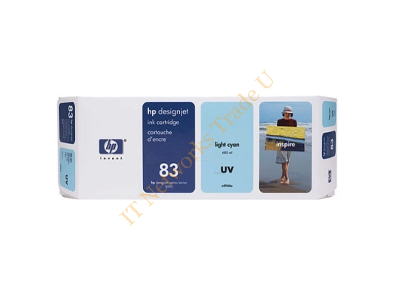 C4944A - HP C4944A (83) Ink cartridge bright cyan, 680ml Printer