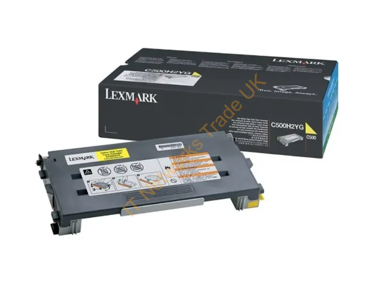Lexmark C500H2YG Toner yellow, 3K pages @ 5% coverage Accessory