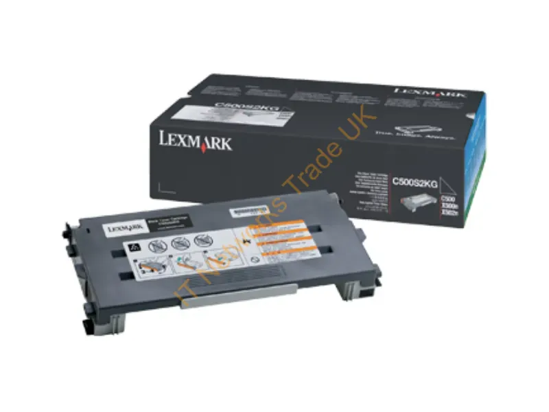 C500S2KG - Lexmark C500S2KG Toner black, 2.5K pages/5% for Lexmark C 500