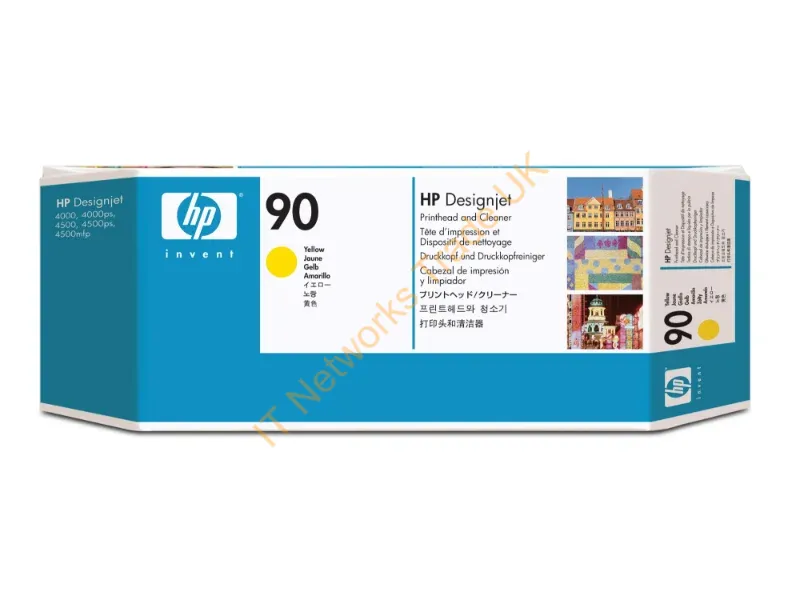 HP C5057A (90) Printhead yellow, 400ml Accessory