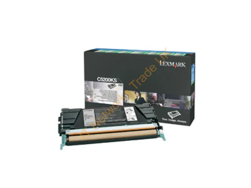 C5200KS - Lexmark C5200KS Toner-kit black return program, 1.5K pages/5% for Lexmark C 530