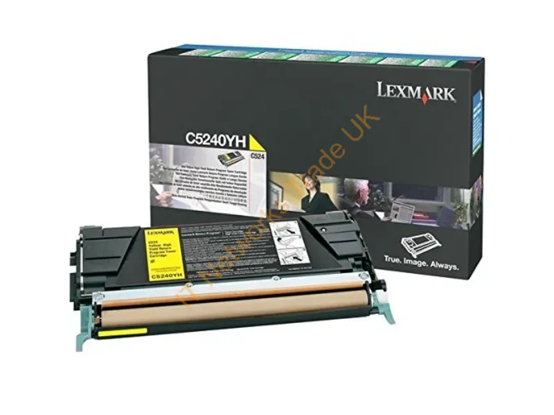 Lexmark C5240YH Toner yellow, 5K pages @ 5% coverage Accessory
