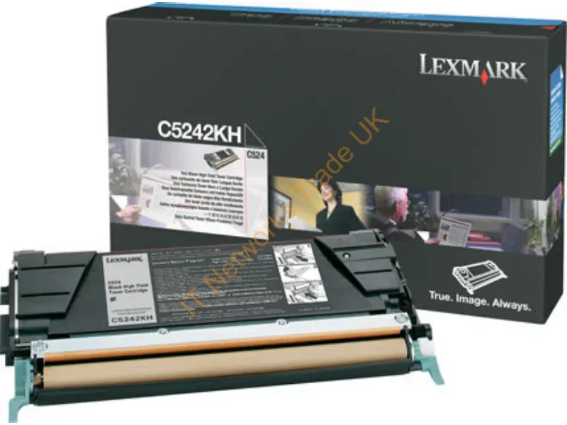 C5242CH - Lexmark C5242CH Toner-kit cyan high-capacity, 5K pages/5% for Lexmark C 524/532/534
