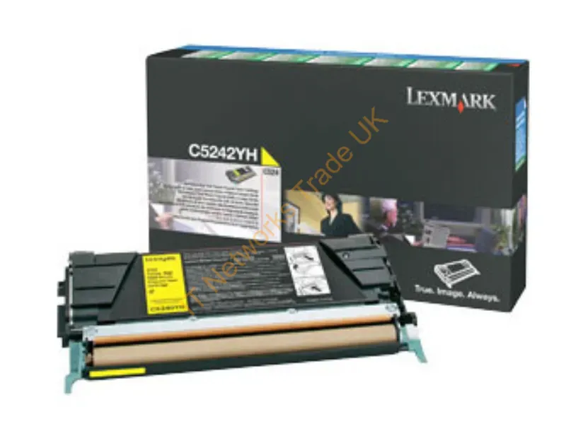C5246YH - Lexmark C5246Yh Toner Cartridge 1 Pc(S) Original Yellow