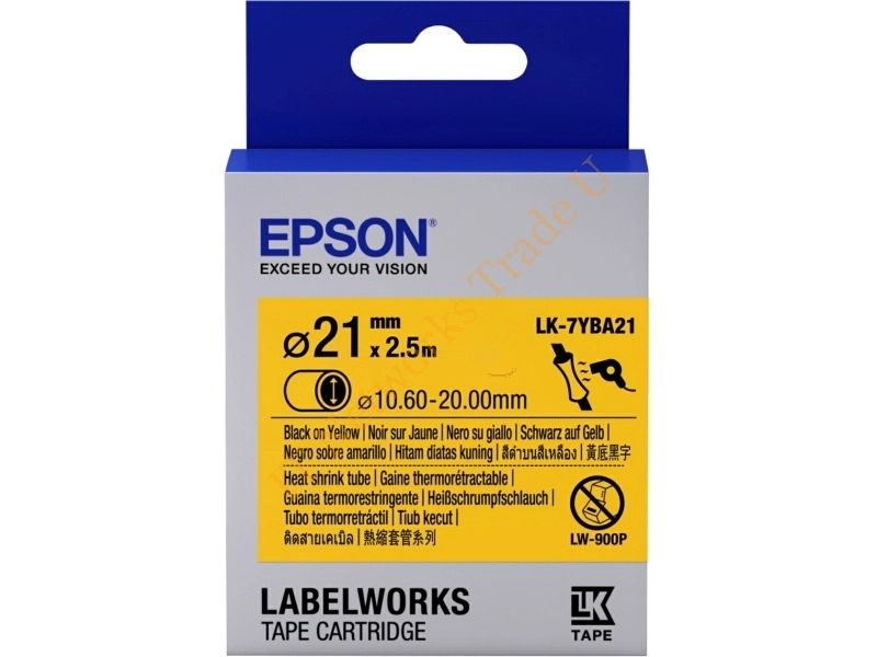 Epson C53S657904 (LK-7YBA21) Embossing tape, 21mm x 2,5m Accessory