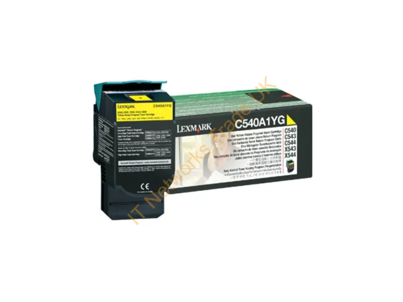 C540A4YG - Lexmark C540A4Yg Toner Cartridge 1 Pc(S) Original Yellow