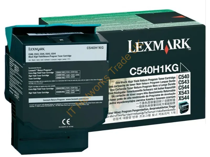 C540H1KG - C540H1Kg Toner Black, 2.5K Pages