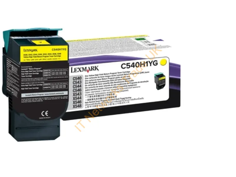 Lexmark C540H1YG Toner yellow, 2K pages Accessory
