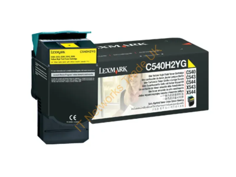 C540H2YG - C540H2Yg Toner Yellow, 2K Pages