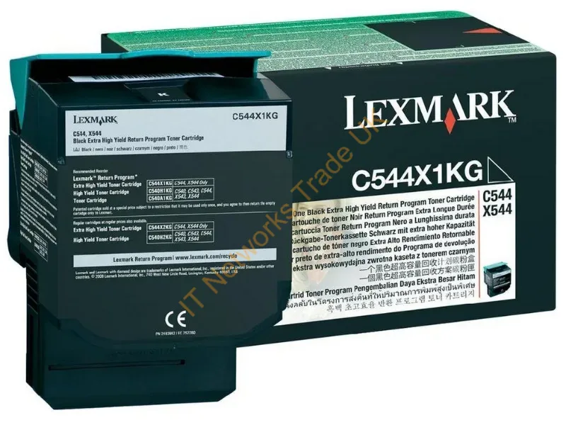 Lexmark C544X1KG Toner black, 6K pages Accessory