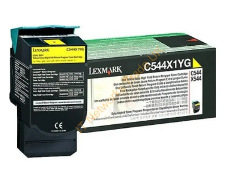 Lexmark C544X1YG Toner yellow, 4K pages Accessory