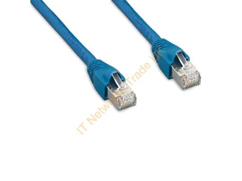 C5E-SHBL-150-ENC - Enet Components Cat5E 350Mhz Shielded Patch Cord W/Boots - 150Ft Blue